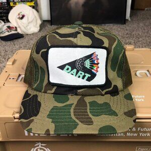Vintage YR Camouflage Dart Logo Snapback‎ Trucker Hat